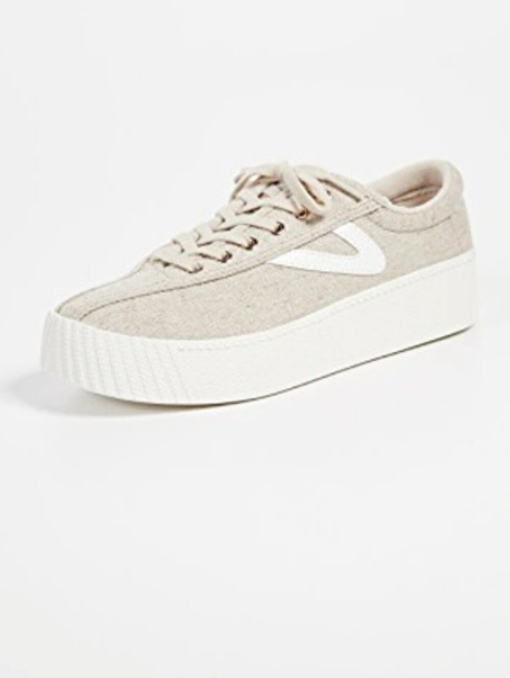 Tretorn  Nylite Bold Platform Sneakers - Sand, Ivory